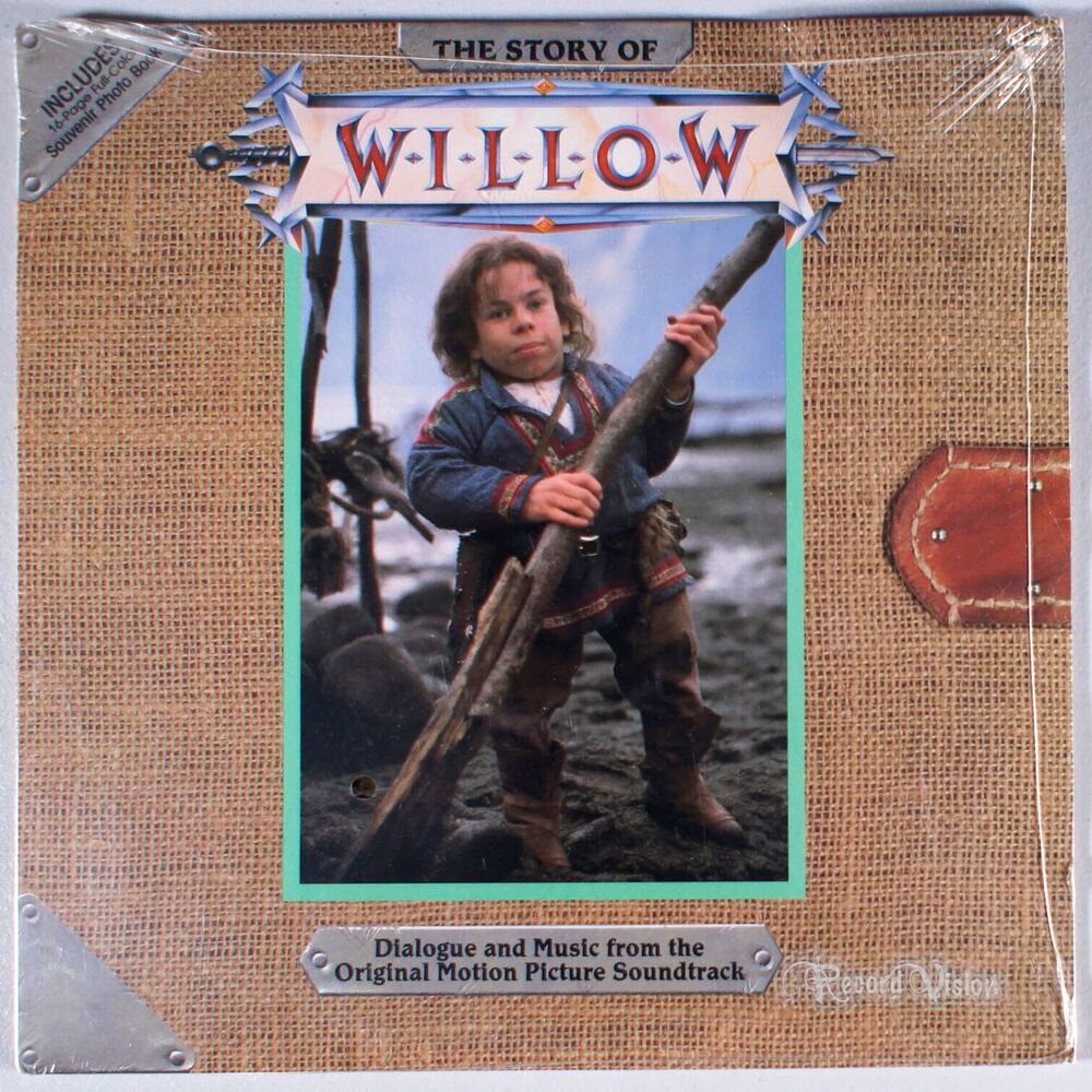The Story of Willow (1988) [SEALED] Vinyl LP + BOOK • Soundtrack, George Lucas